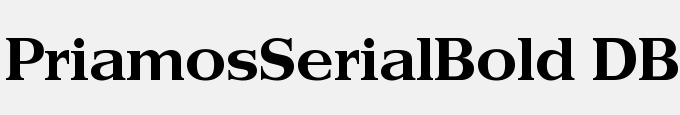 Priamos-Serial-Bold DB