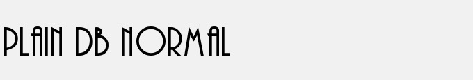 Plain DB Normal