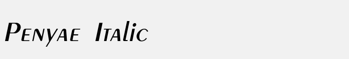 Penyae Italic