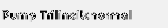 Pump Triline ITC-Normal