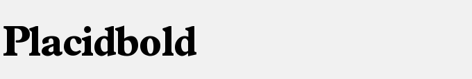Placid-Bold