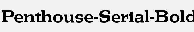 Penthouse-Serial-Bold DB