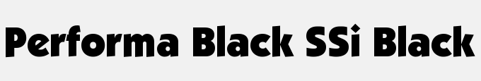 Performa Black SSi Black