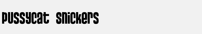 Pussycat Snickers