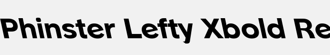 Phinster Lefty Xbold Regular