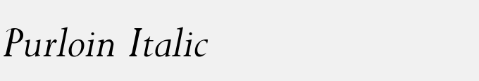Purloin Italic