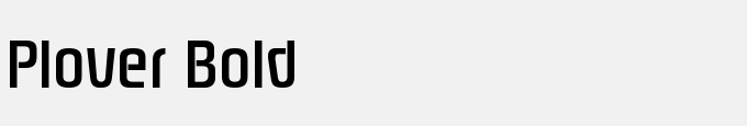Plover Bold