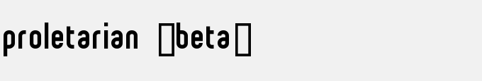 Proletarian (beta)