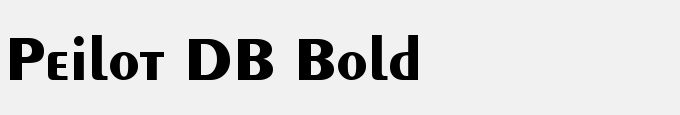 Peilot DB Bold