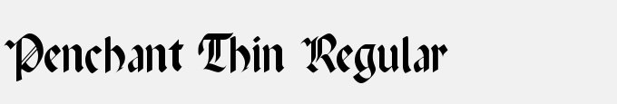 Penchant Thin Regular