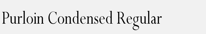 Purloin Condensed Regular