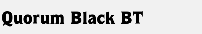 Quorum Black BT