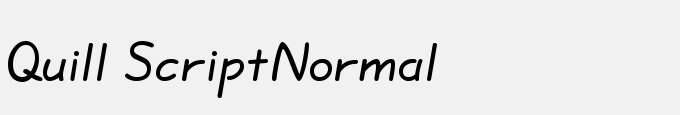 Quill Script-Normal