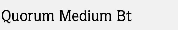 Quorum Medium BT