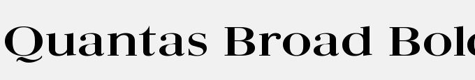 Quantas Broad Bold