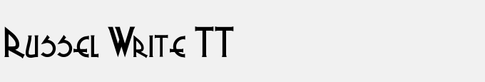 Russel Write TT