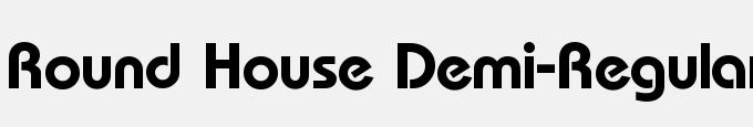 Round House Demi-Regular DB
