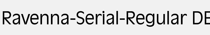 Ravenna-Serial-Regular DB