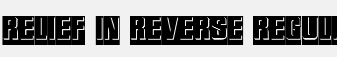 Relief In Reverse Regular