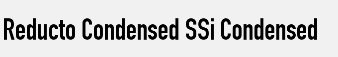 Reducto Condensed SSi Condensed