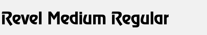 Revel Medium Regular
