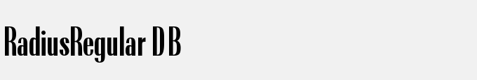 Radius-Regular DB