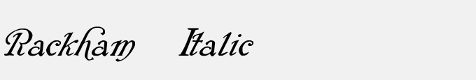Rackham Italic