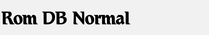 Rom DB Normal