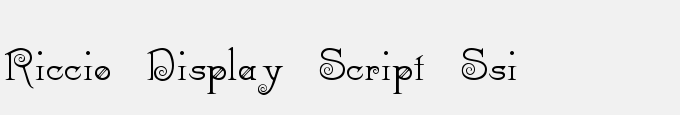 Riccio Display Script SSi