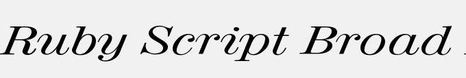 Ruby Script Broad Regular