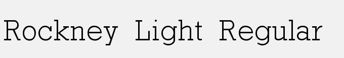 Rockney Light Regular