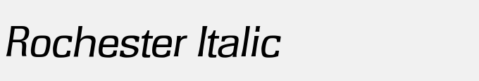 Rochester Italic