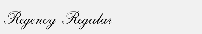 Regency Regular
