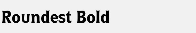 Roundest Bold