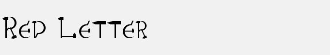 Red Letter