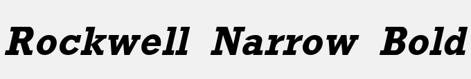 Rockney Bold Italic