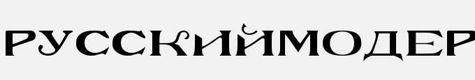 Russkij Modern Regular