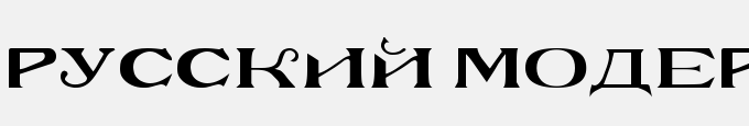 Russkij Modern Regular