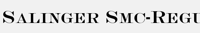 Salinger Smc-Regular DB