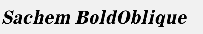Sachem Bold-Oblique