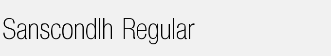 Sans Cond LH Regular