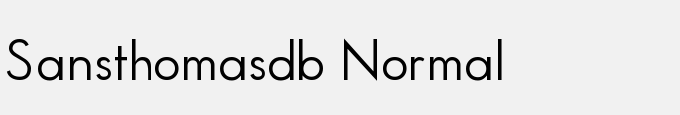 Sans Thomas DB Normal