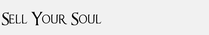 Sell Your Soul