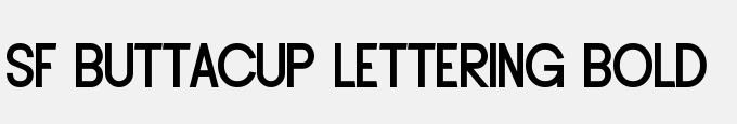 SF Buttacup Lettering Bold