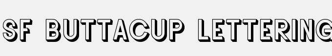 SF Buttacup Lettering Shaded