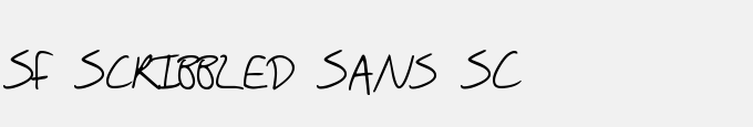 SF Scribbled Sans SC