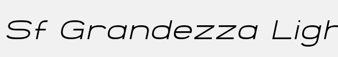 SF Grandezza Light Oblique