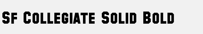 SF Collegiate Solid Bold