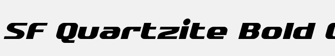SF Quartzite Bold Oblique