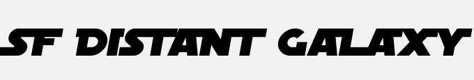 SF Distant Galaxy Alternate Italic